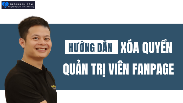 cách xóa quản trị viên fanpage