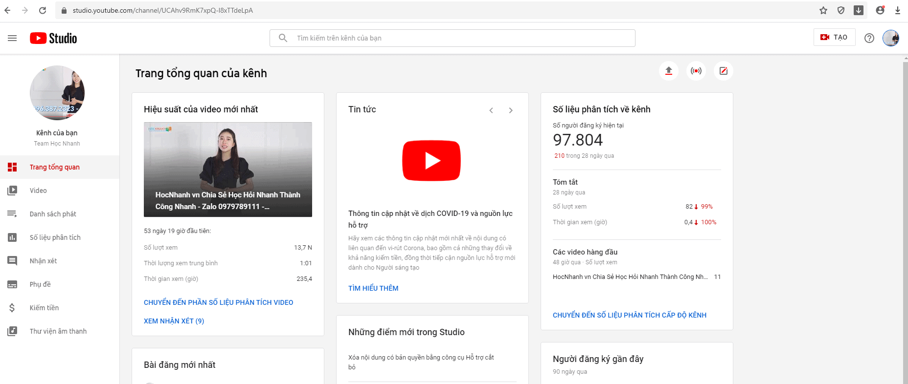 Khóa học sử dụng Youtube Toàn Tập Mới