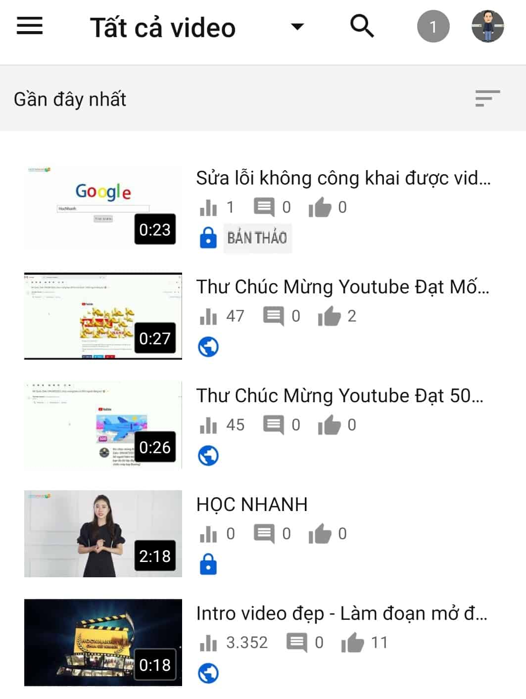 Hướng dẫn sửa lỗi đăng video không công khai trên điện thoại.