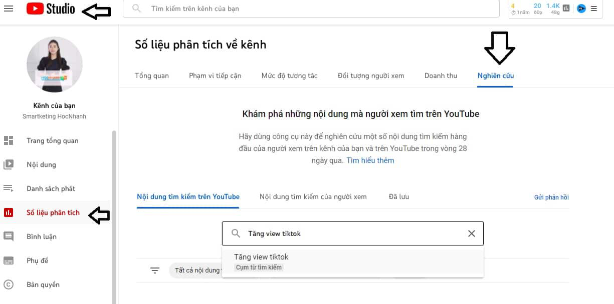 Tool kiểm tra từ khóa key Youtube mớ