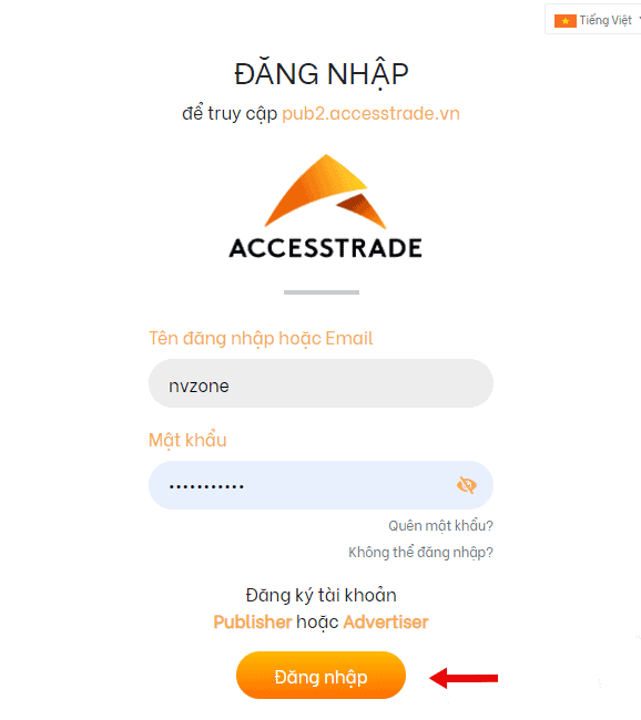 Cách đăng nhập accesstrade trên điện thoại mà bạn nên biết