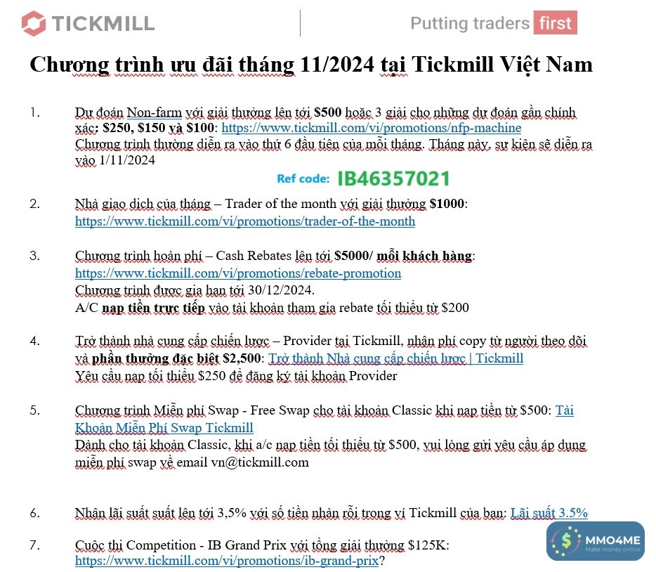 Chương trình ưu đãi tháng 11 2024 tại Tickmill Việt Nam Ana Fx.jpg