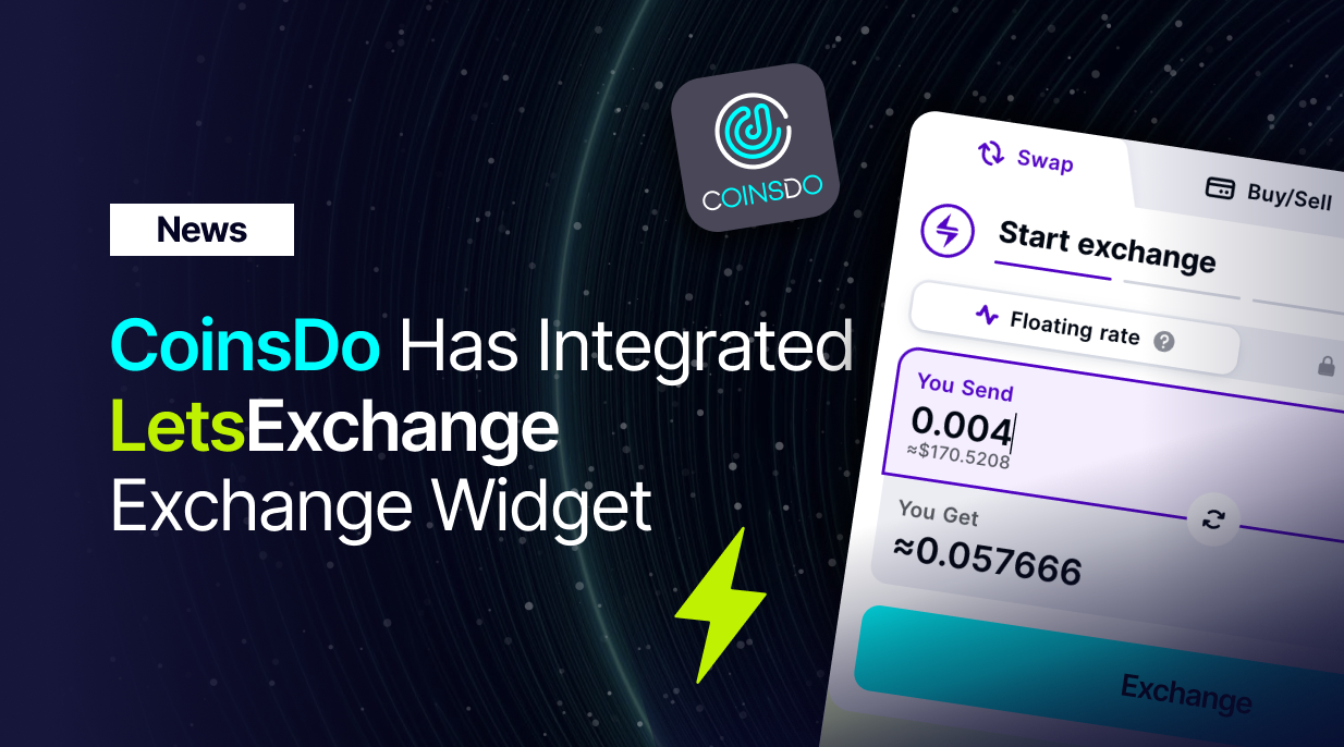 CoinsDo Has Integrated LetsExchange Exchange Widget.png