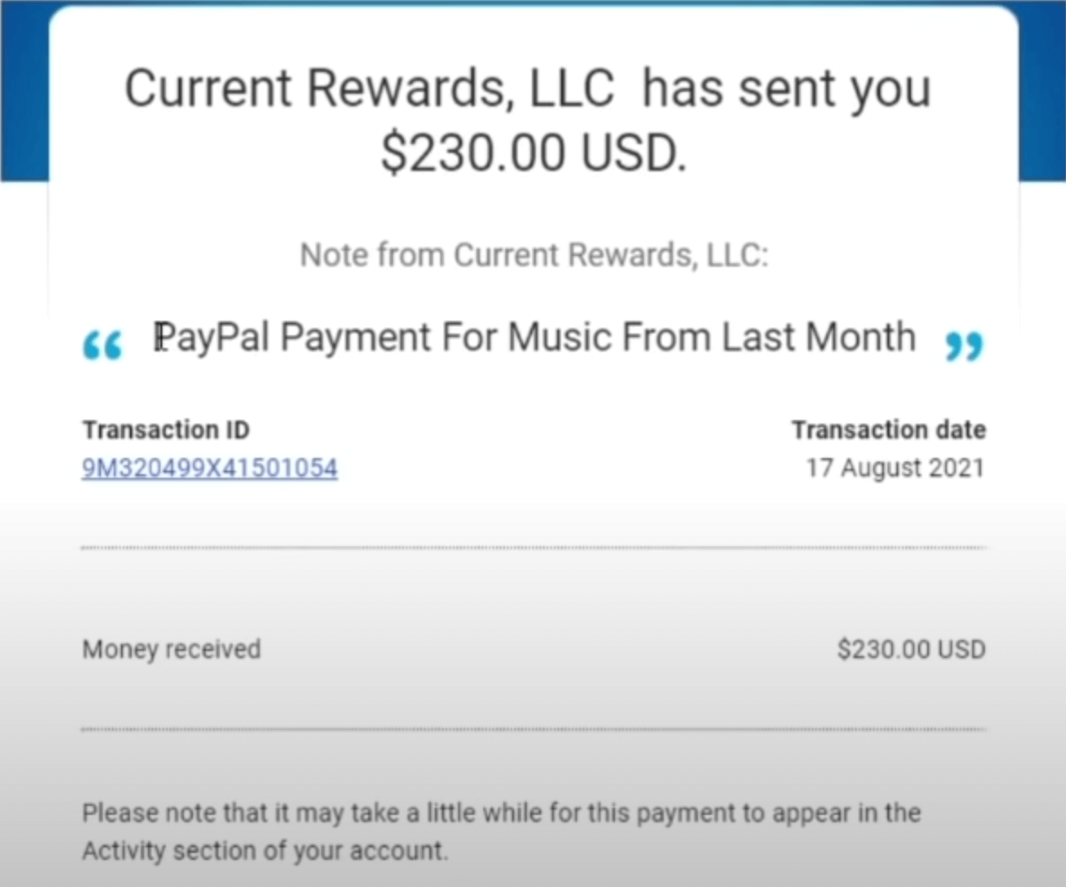 current music app proof thanh toan paypal