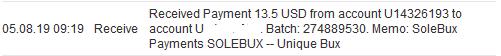 Solebux payment 05082019.JPG