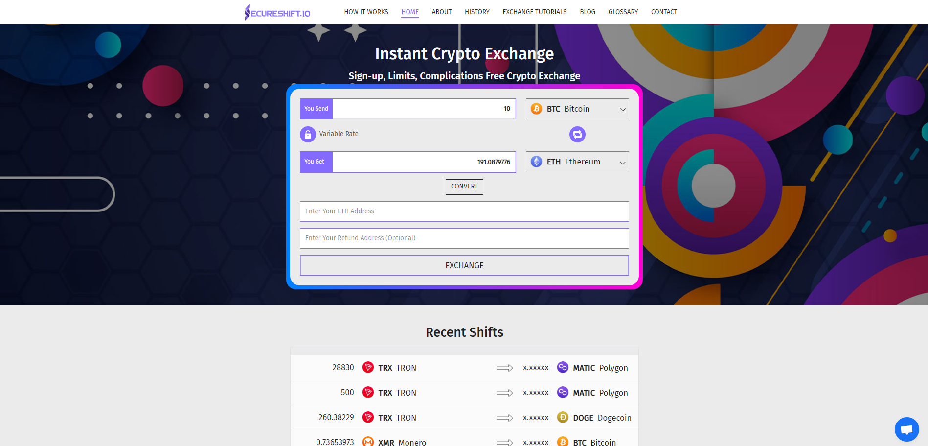 secureshift exchange